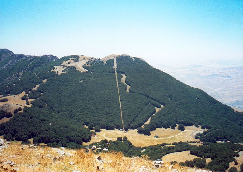 vista monte Mufara da Pizzo Carbonara